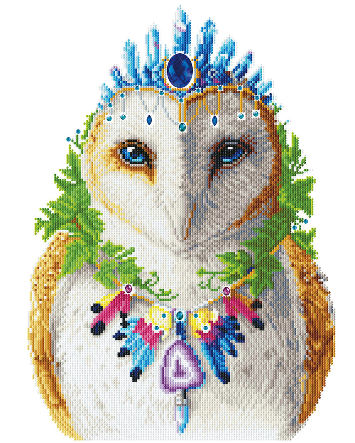 Diamond Dotz Bohemian Owl - 16.1" x 20.1"