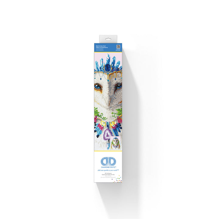 Diamond Dotz Bohemian Owl - 20.1 x 16.1 in