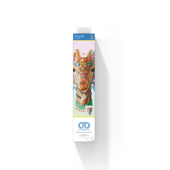 Diamond Dotz Bohemian Giraffe - 19.7 x 19.7 in