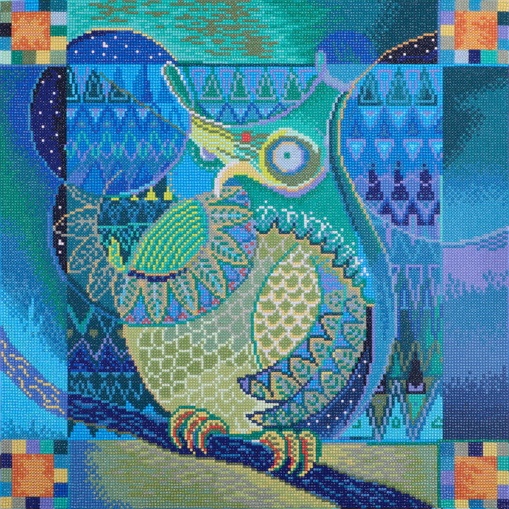 Diamond Dotz Indian Owl - 20.28 x 20.28 in