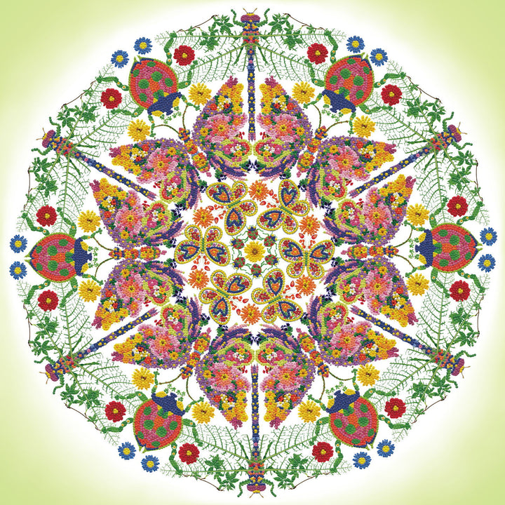 Diamond Dotz Kaleidoscope Garden - 24.41 x 24.41 in
