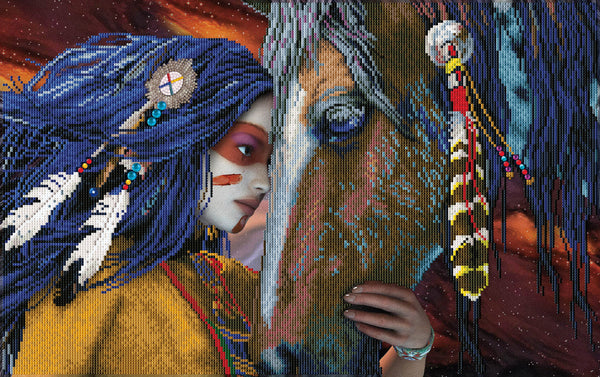 Soul Touch | Diamond Painting Kits Horses | Diamond Dotz – DIAMOND