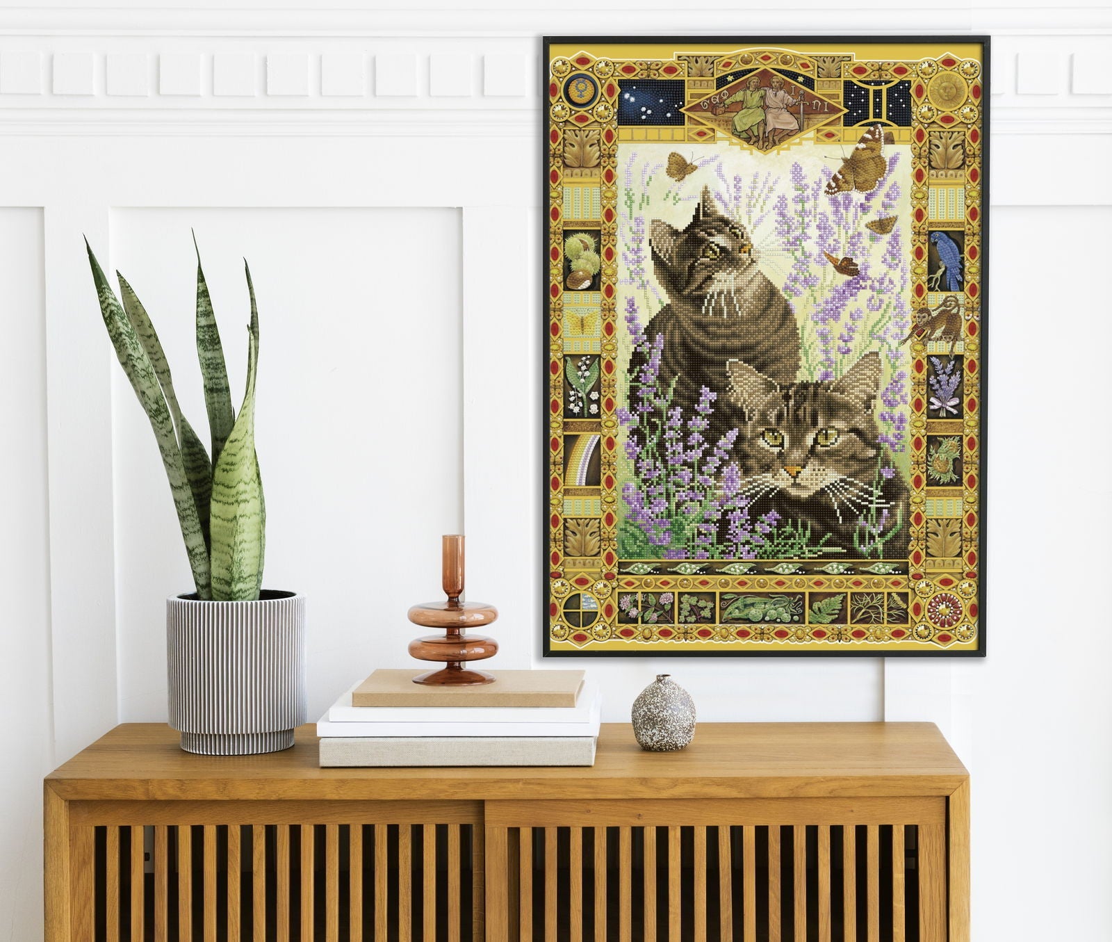 Gemini Christie & Zelly | Diamond Painting Kits Cats | Diamond