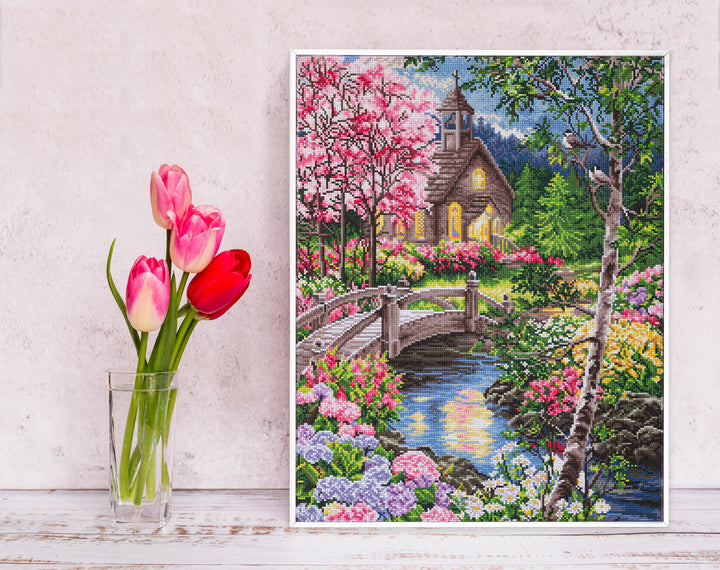 Diamond Dotz Path to Worship - 27.7 x 21.8 in