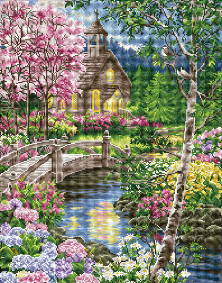 Diamond Dotz Path to Worship - 27.7 x 21.8 in