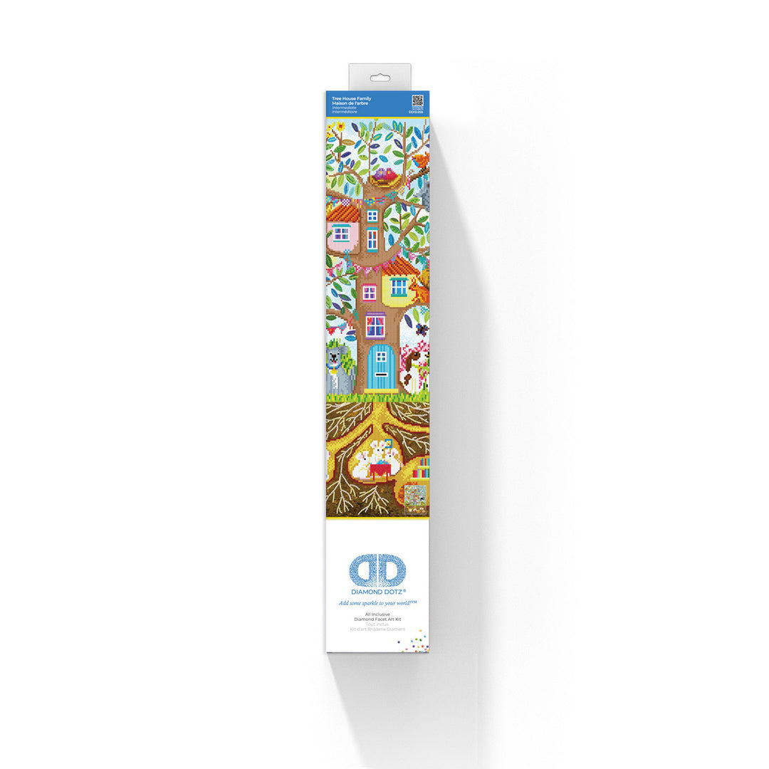 Diamond Dotz Tree House Family - 30 x 22.2 in