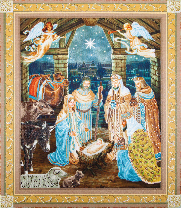 Diamond Dotz Nativity Scene - 39.4 x 33.5 in