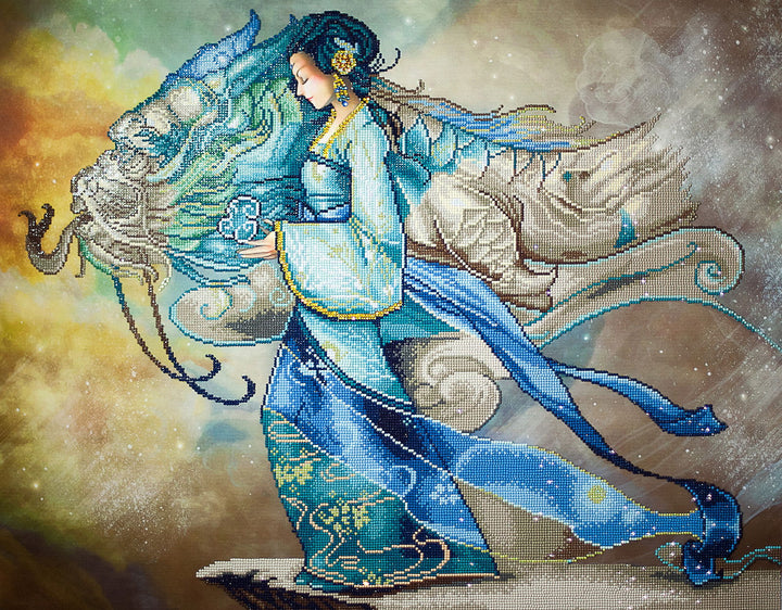 Diamond Dotz Dragon Princess - 26.4 x 33.5 in