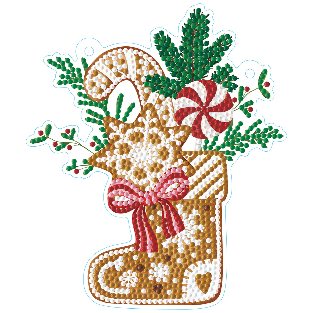 Gingerbread Stocking Wall Hanging