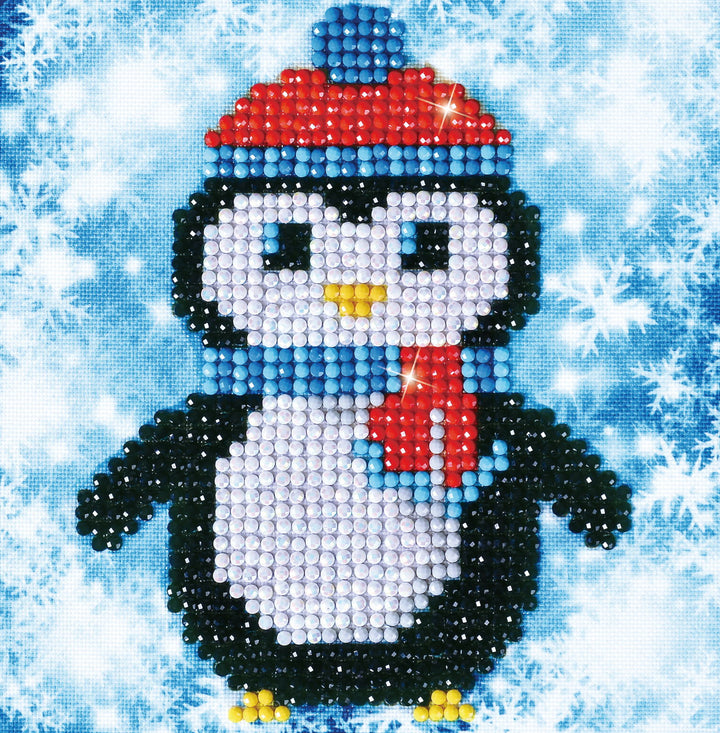 Diamond Dotz Christmas Penguin - 5.3 x 5.3 in