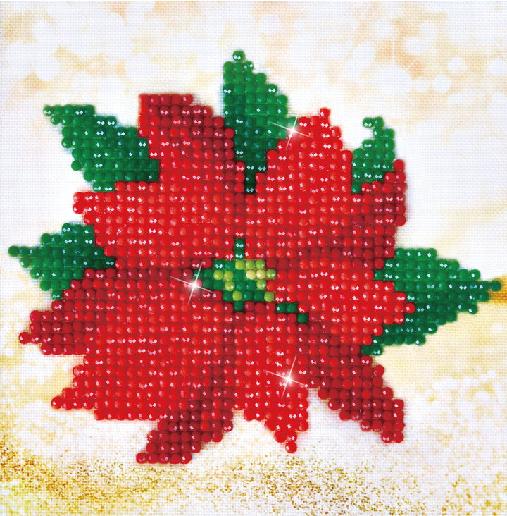 Diamond Dotz Pointsettia - 5.3 x 5.3 in