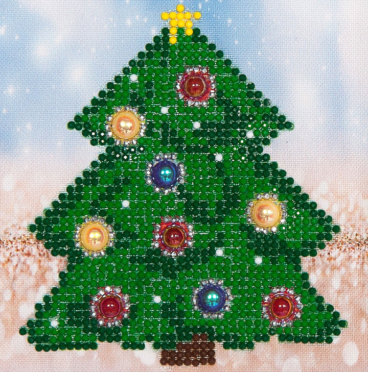 Diamond Dotz Christmas Tree Picture - 5.3 x 5.3 in