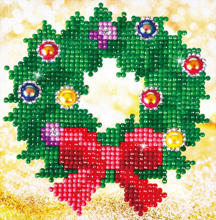 Diamond Dotz Christmas Wreath - 5.3 x 5.3 in