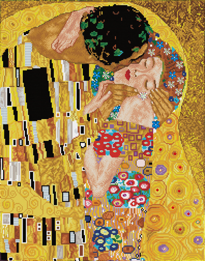 Diamond Dotz The Kiss (après Klimt) - Mastersclass - 22.0 x 28.0 in