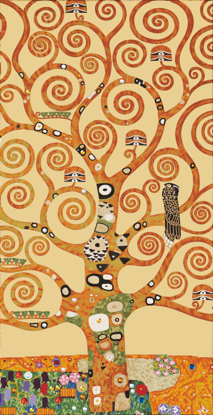 Diamond Dotz Tree of Life 1 (apres Klimt) - Masterclass - 26.4 x 51.2 in