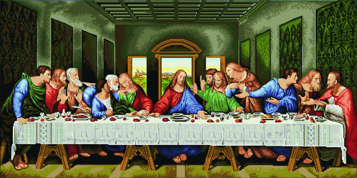 The Last Supper  (après Da Vinci) Masterclass - 52.8" x 26.4"