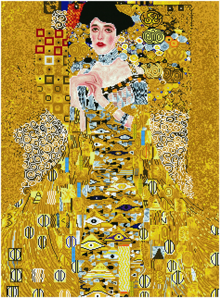 Woman in Gold (après Klimt) Masterclass -  26.4" x 35.8"