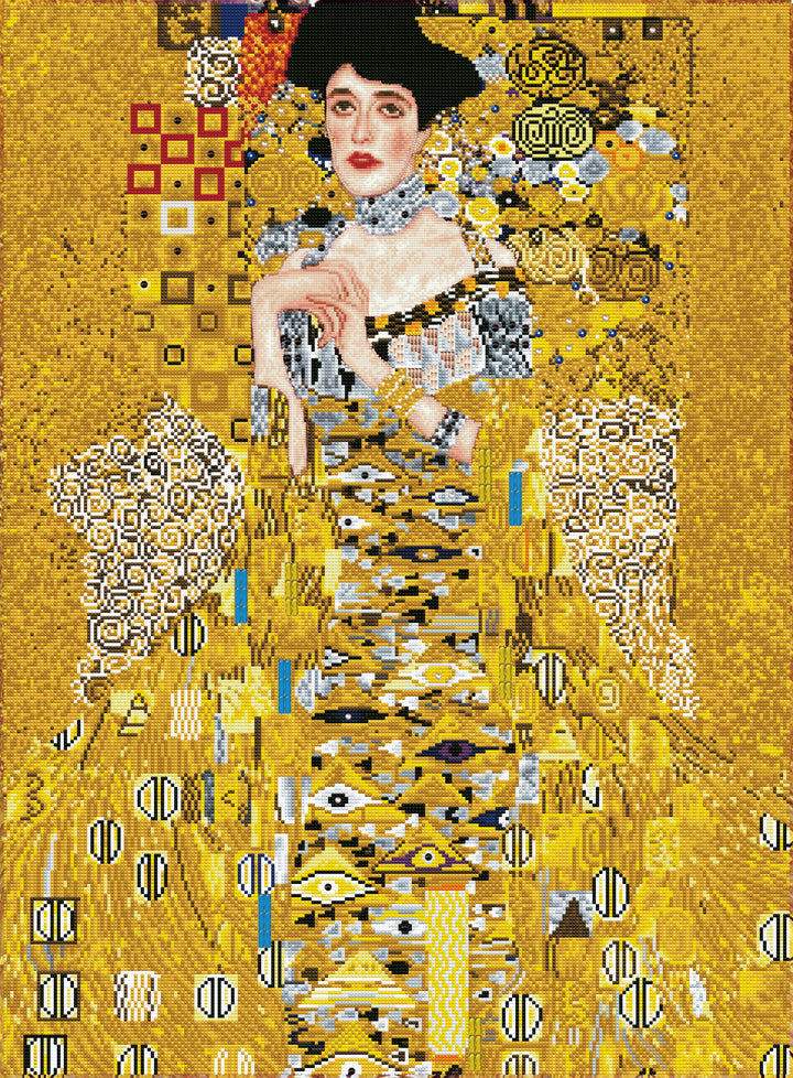 Woman in Gold (après Klimt) Masterclass -  26.4" x 35.8"