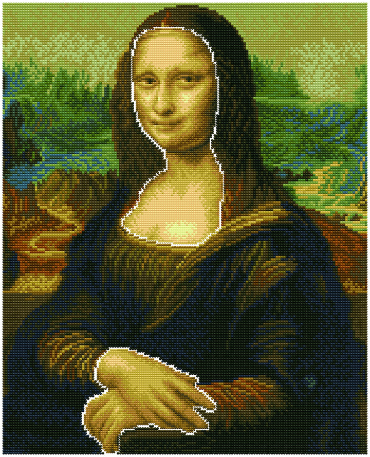 The Mona Lisa (après Da Vinci) Masterclass - 16.5" x 20.5"