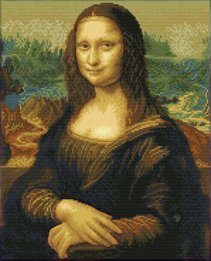 The Mona Lisa (après Da Vinci) Masterclass - 16.5" x 20.5"