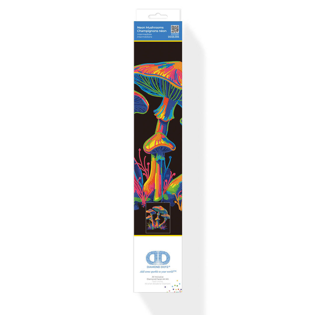 Diamond Dotz Neon Mushrooms - 17.99 x 13.98 in