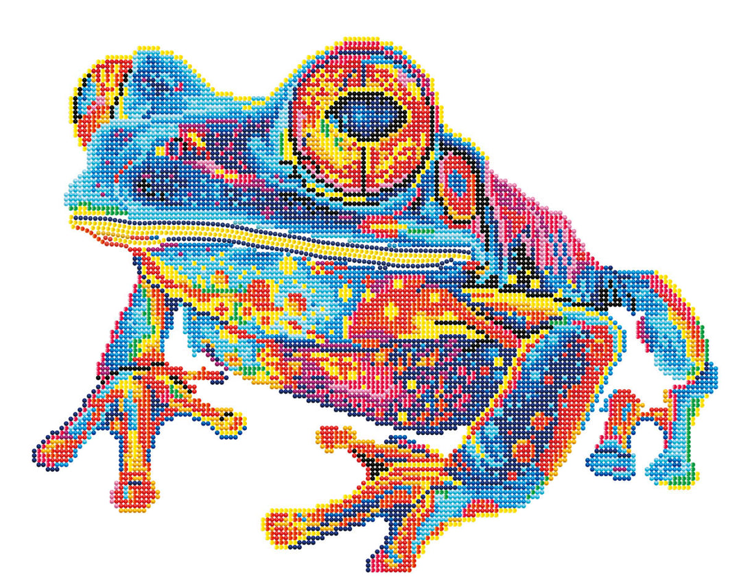 Diamond Dotz Neon Tree Frog - 13.98 x 17.99 in