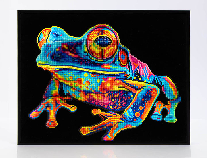 Diamond Dotz Neon Tree Frog - 13.98 x 17.99 in