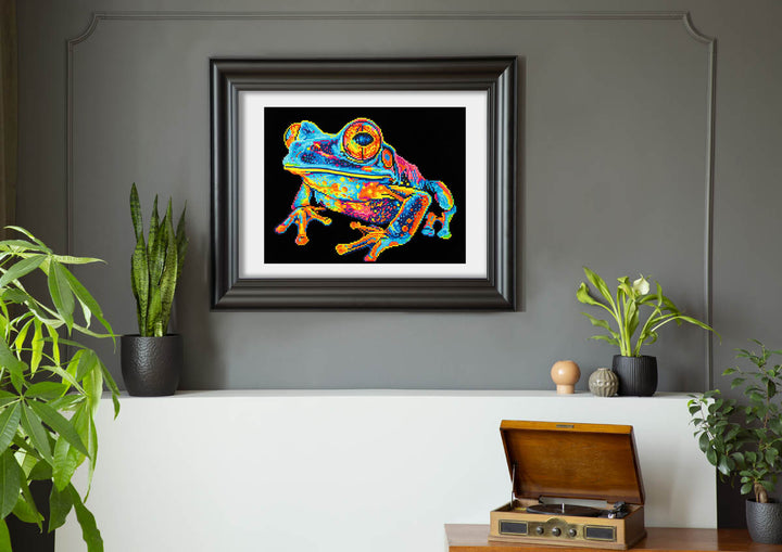 Diamond Dotz Neon Tree Frog - 13.98 x 17.99 in