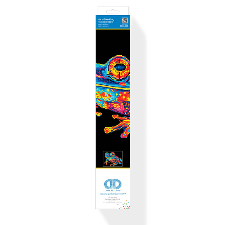 Diamond Dotz Neon Tree Frog - 13.98 x 17.99 in