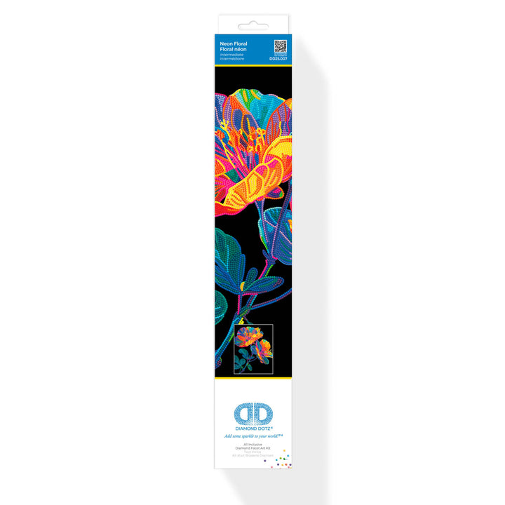Diamond Dotz Neon Floral - 17.99 x 13.98 in