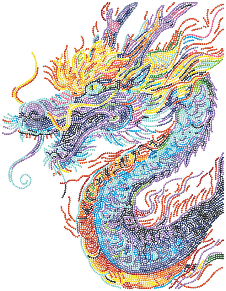 Diamond Dotz Neon Dragon - 17.99 x 13.98 in