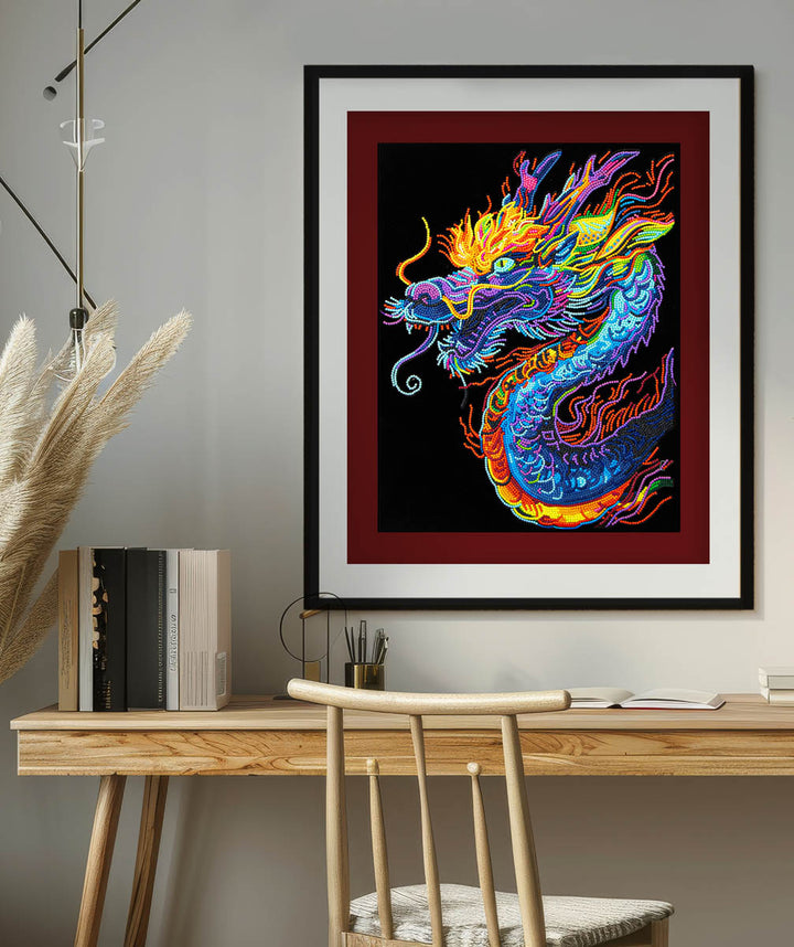 Diamond Dotz Neon Dragon - 17.99 x 13.98 in