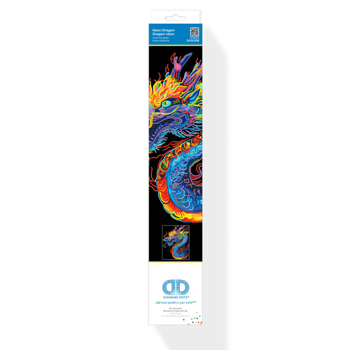 Diamond Dotz Neon Dragon - 17.99 x 13.98 in