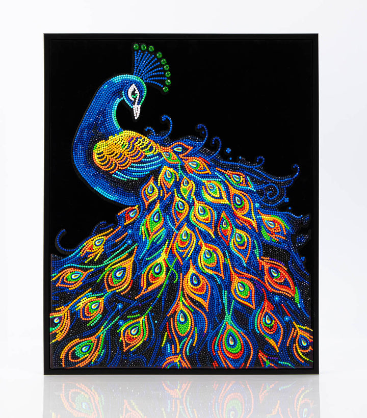 Diamond Dotz Neon Peacock - 17.99 x 13.98 in