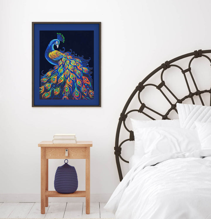 Diamond Dotz Neon Peacock - 17.99 x 13.98 in