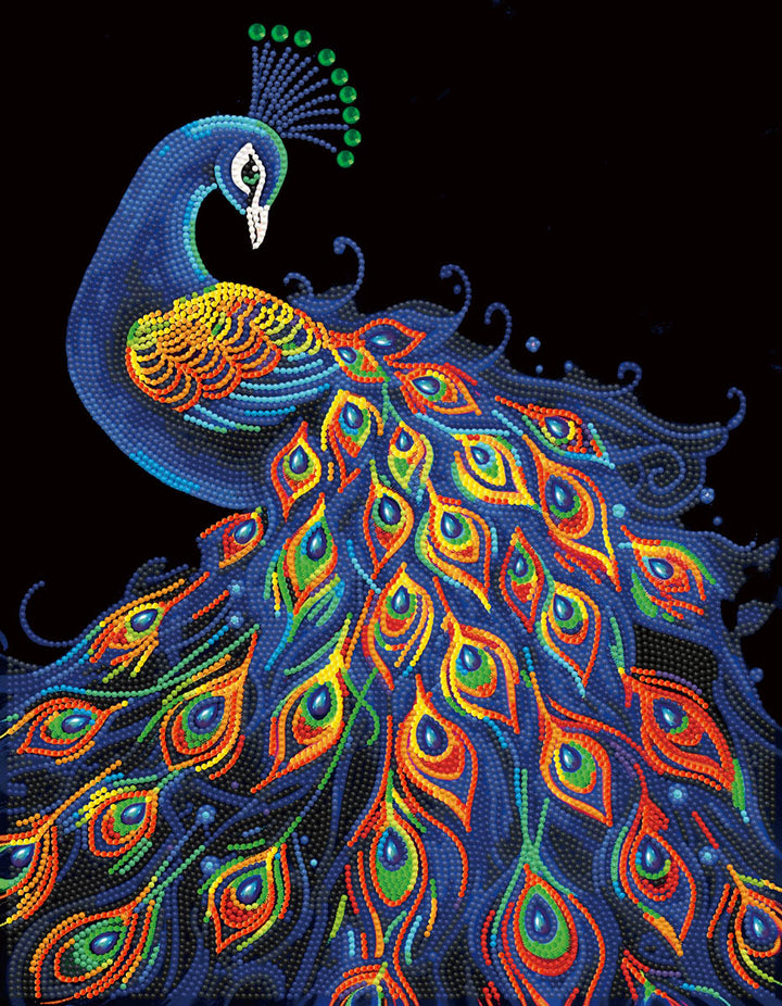 Diamond Dotz Neon Peacock - 17.99 x 13.98 in