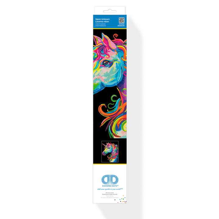 Diamond Dotz Neon Unicorn - 17.99 x 13.98 in