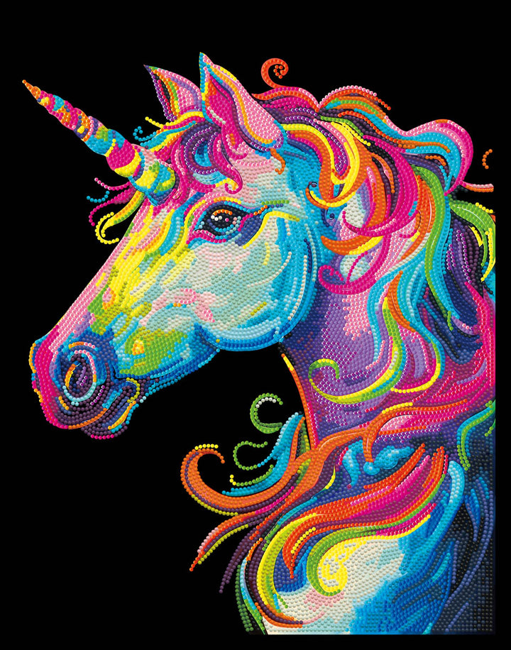 Diamond Dotz Neon Unicorn - 17.99 x 13.98 in