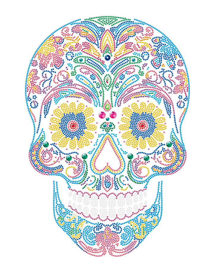 Diamond Dotz Neon Sugar Skull - 17.99 x 13.98 in