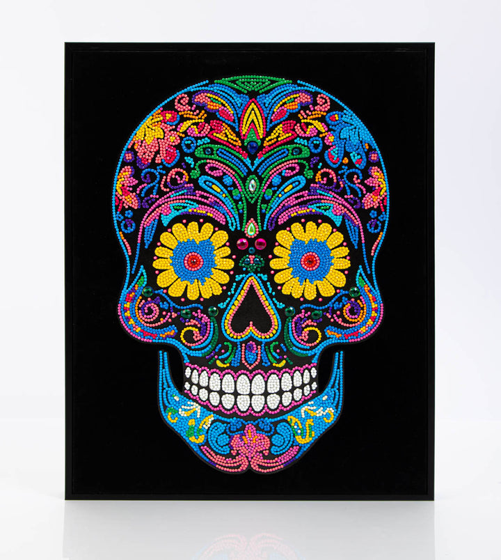 Diamond Dotz Neon Sugar Skull - 17.99 x 13.98 in