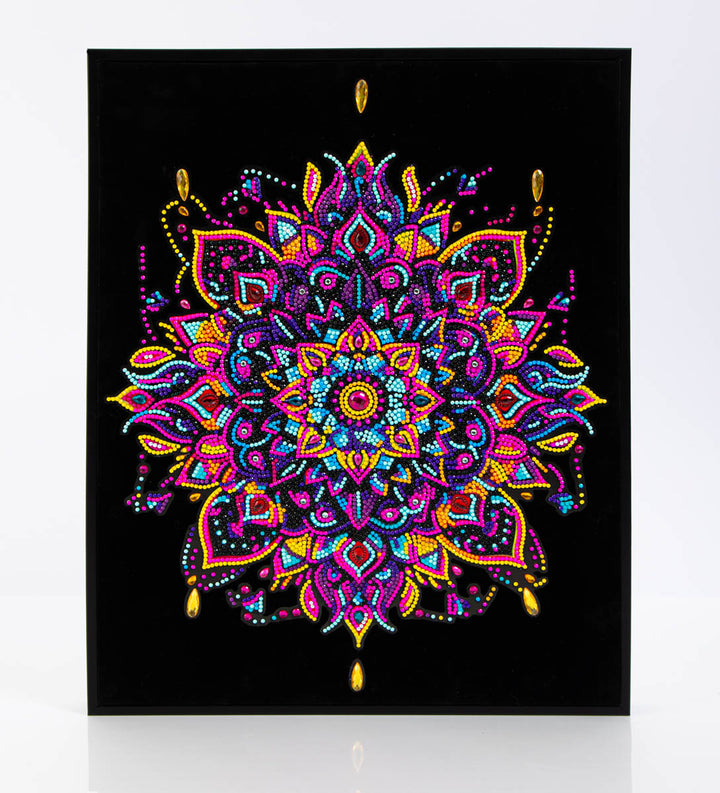 Diamond Dotz Neon Mandala - 17.99 x 13.98 in