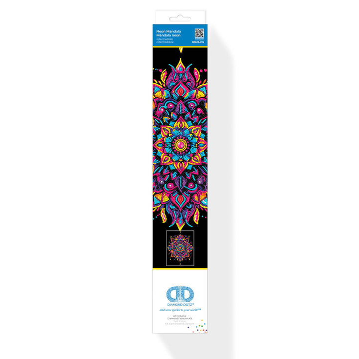 Diamond Dotz Neon Mandala - 17.99 x 13.98 in