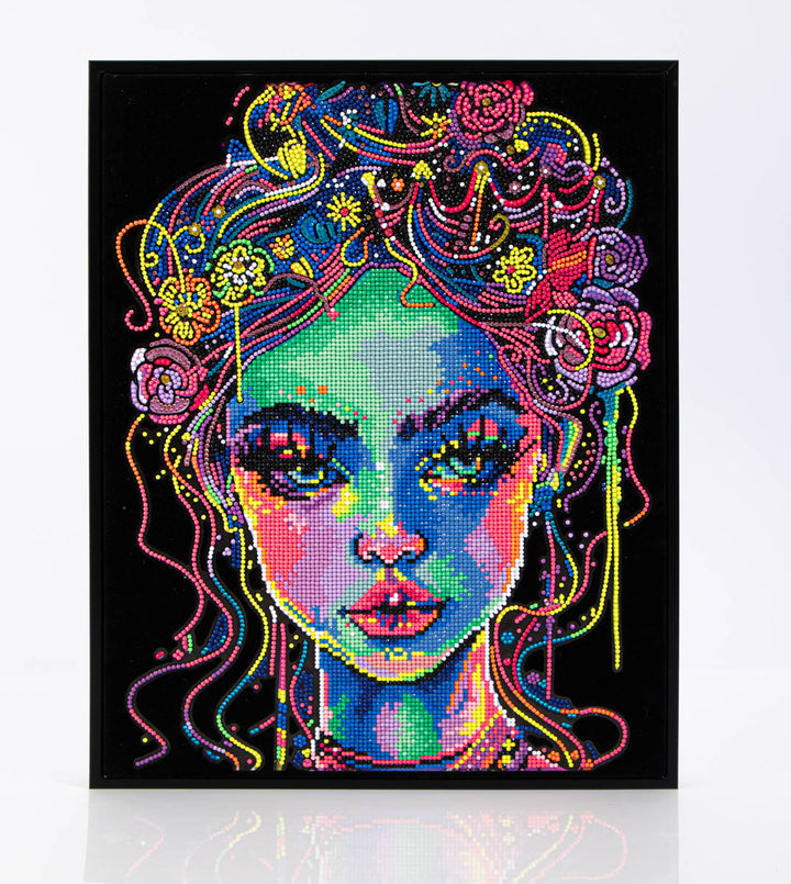 Diamond Dotz Neon Electric Beauty - 17.99 x 13.98 in
