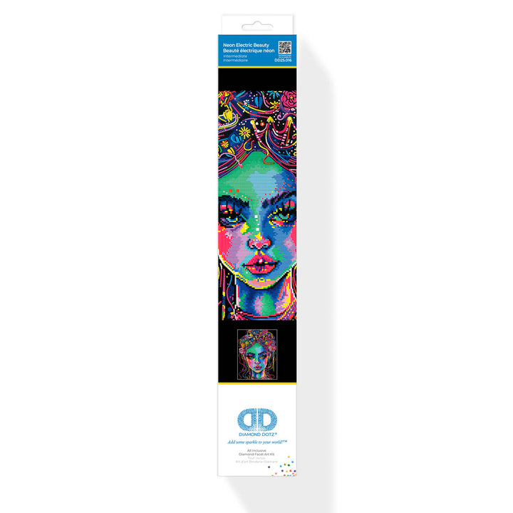 Diamond Dotz Neon Electric Beauty - 17.99 x 13.98 in