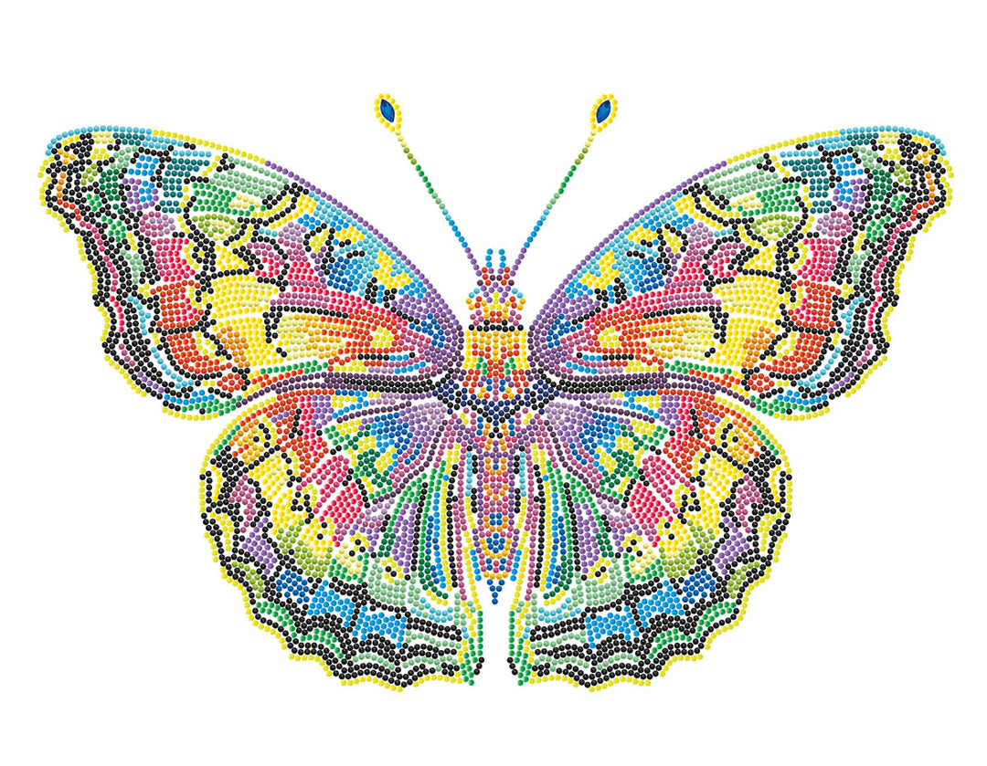 Diamond Dotz Neon Butterfly - 13.98 x 17.99 in