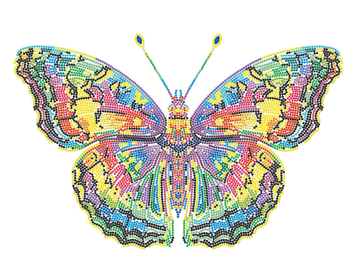 Diamond Dotz Neon Butterfly - 13.98 x 17.99 in