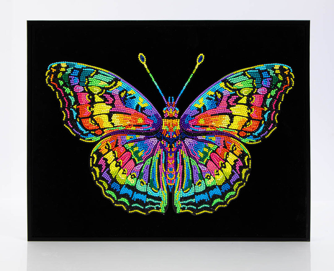 Diamond Dotz Neon Butterfly - 13.98 x 17.99 in