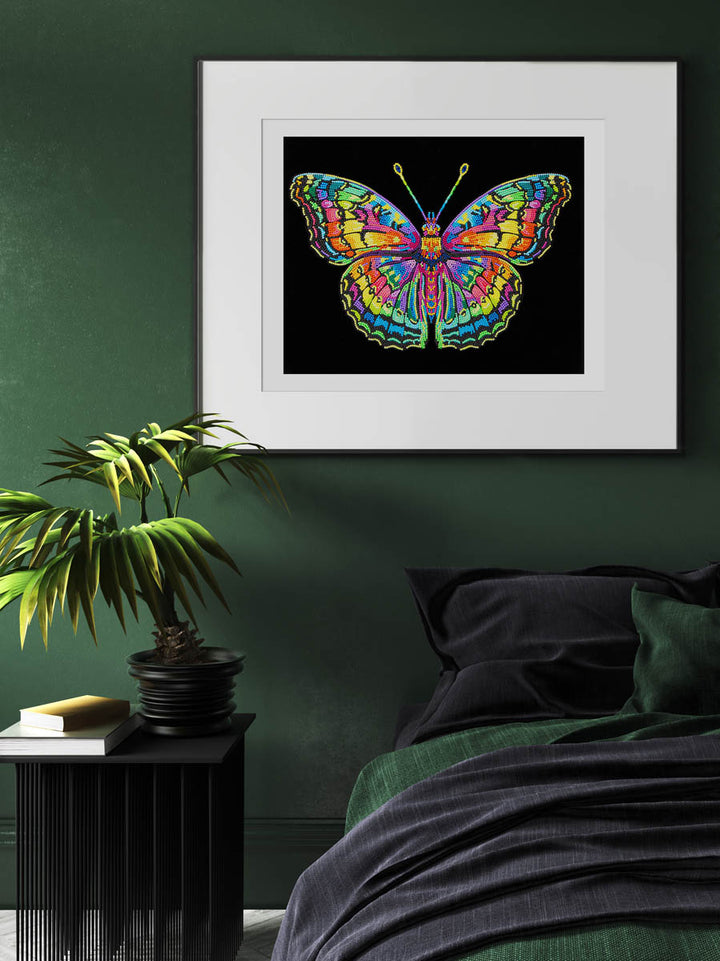 Diamond Dotz Neon Butterfly - 13.98 x 17.99 in