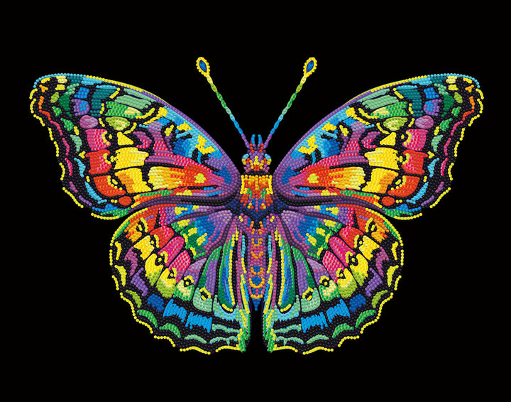 Diamond Dotz Neon Butterfly - 13.98 x 17.99 in