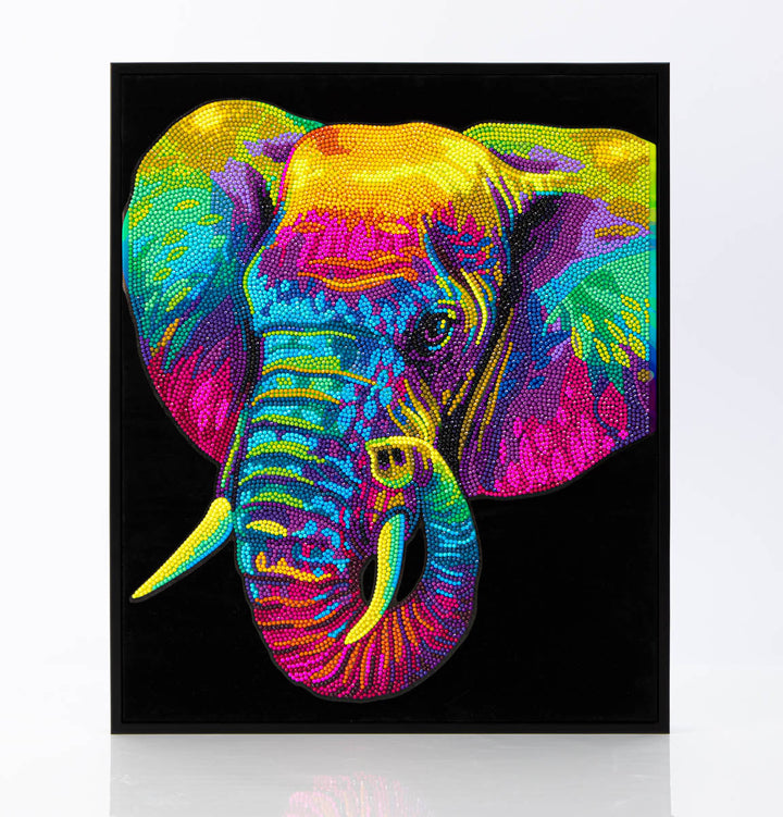 Diamond Dotz Neon Elephant - 17.99 x 13.98 in